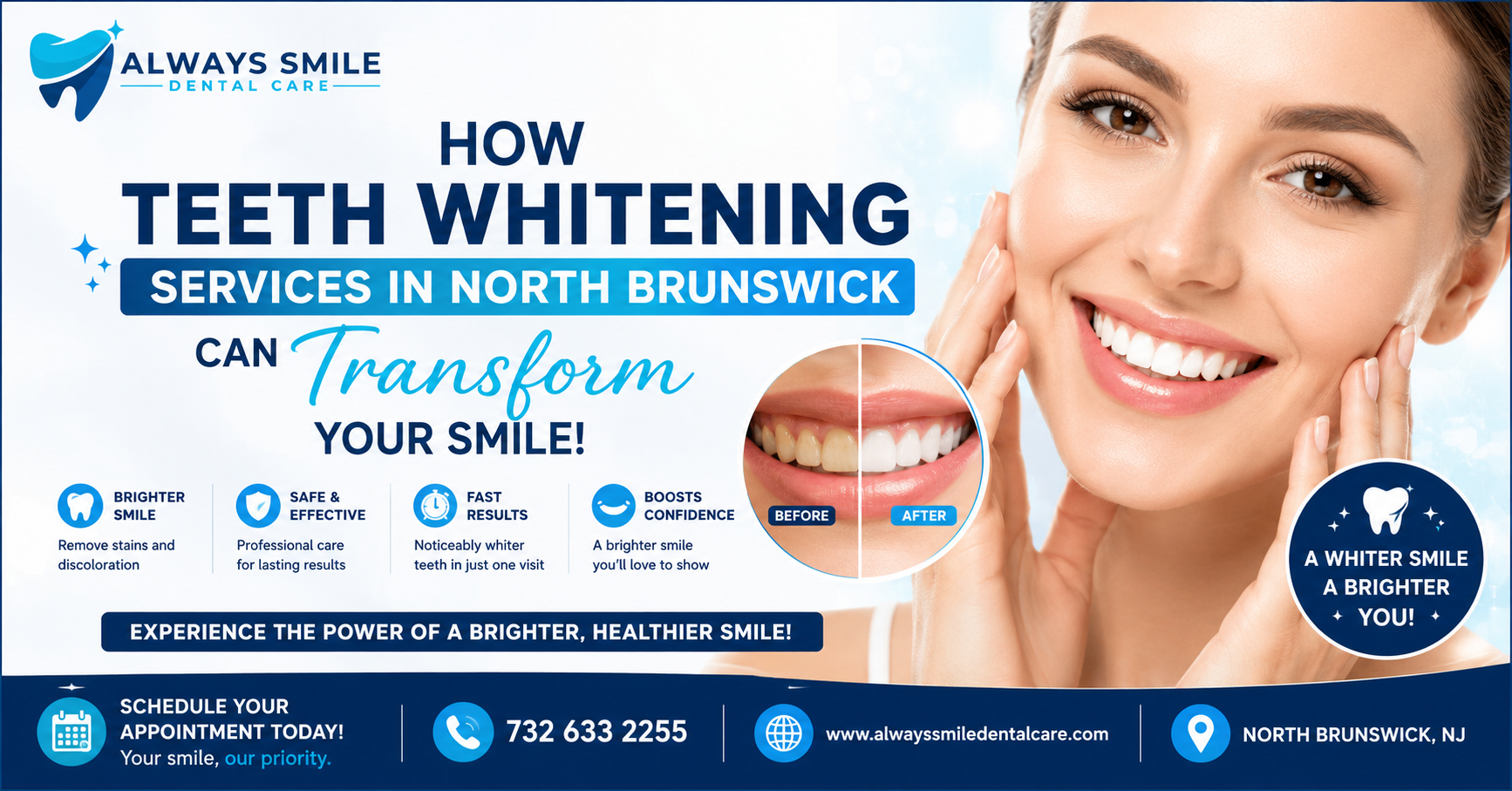 How Teeth Whitening Services in North Brunswick Can Transform Your Smile