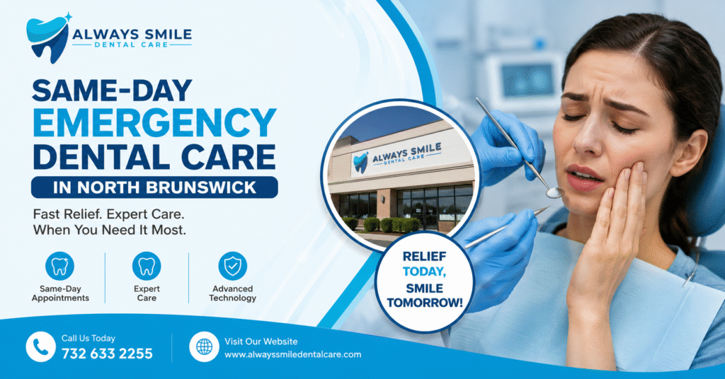 Same-Day Emergency Dental Care in North Brunswick | Always Smile Dental Care