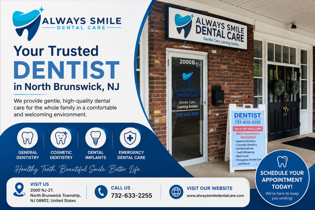 Emergency Dentist in North Brunswick NJ Always Smile Dental Care