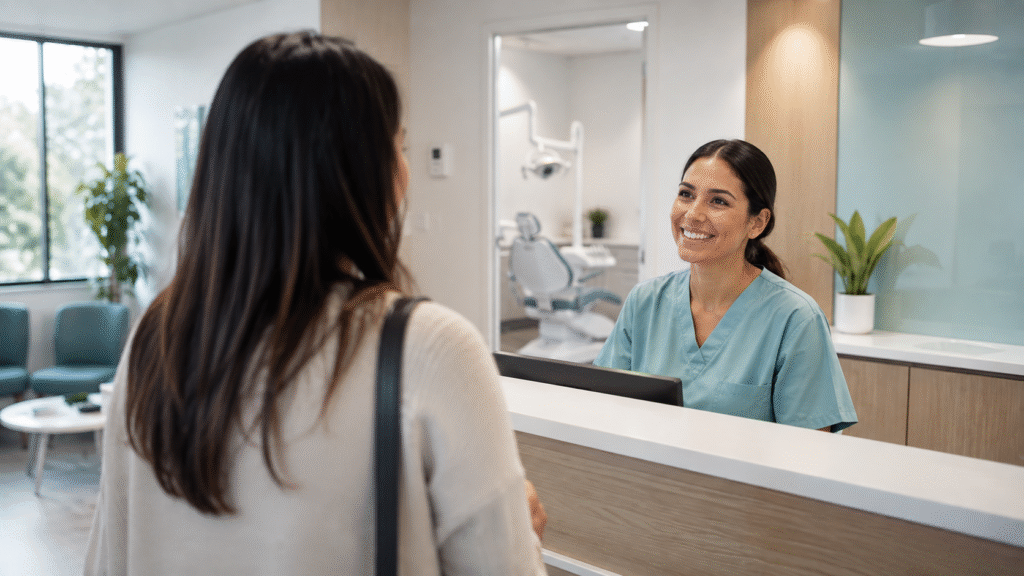 Welcoming Dental Office Reception in North Brunswick NJ Always Smile Dental Care