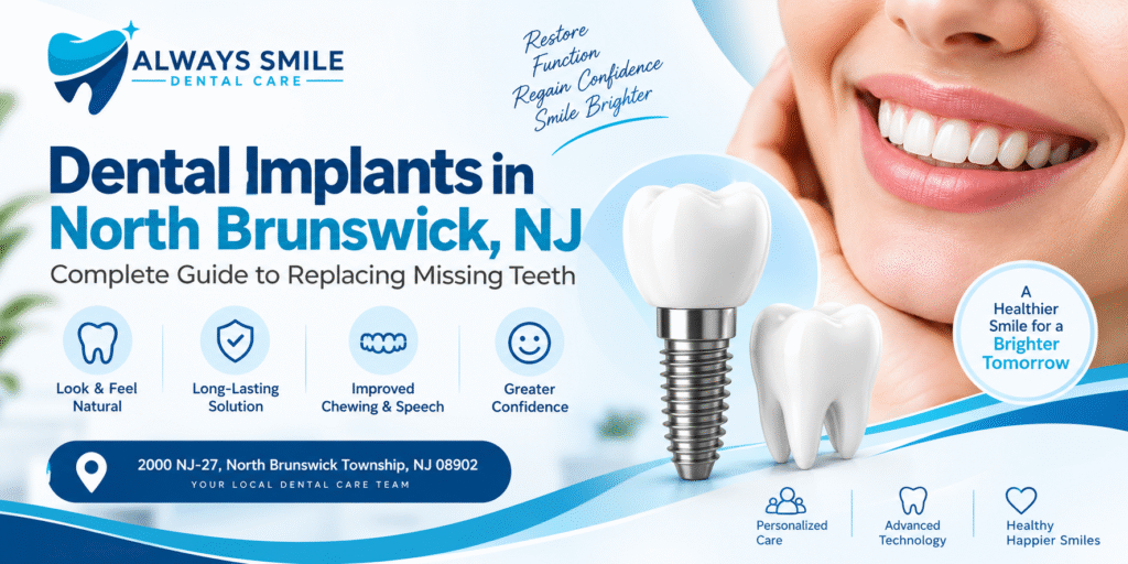 Dental Implants in North Brunswick NJ Always Smile Dental Care
